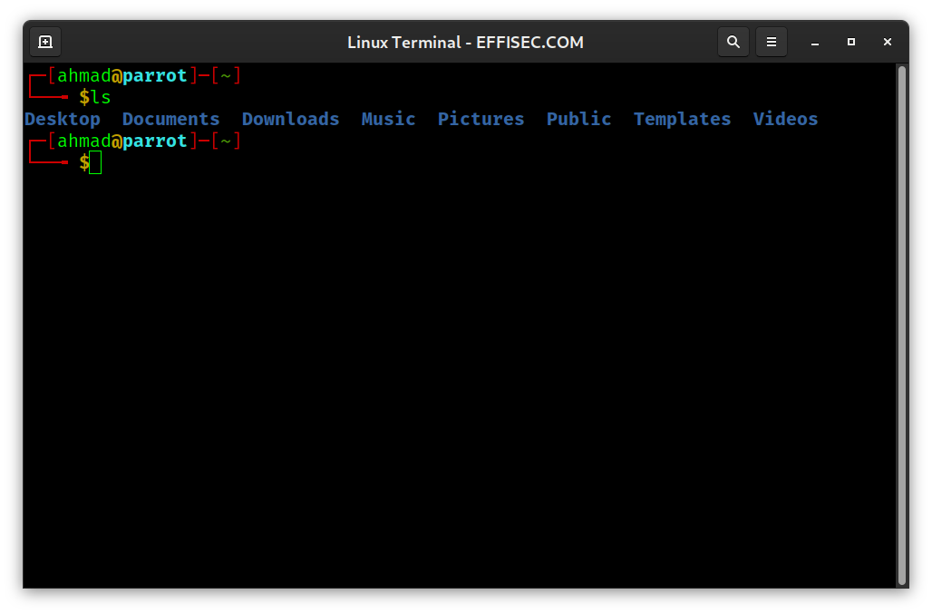 Linux Terminal - ls