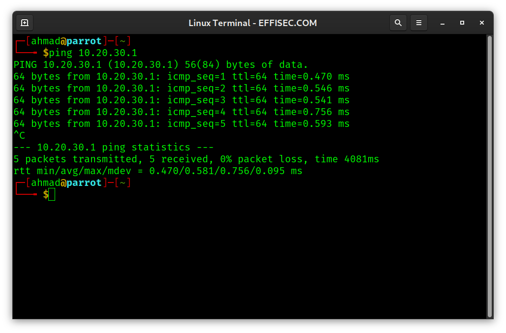 Linux Terminal - command