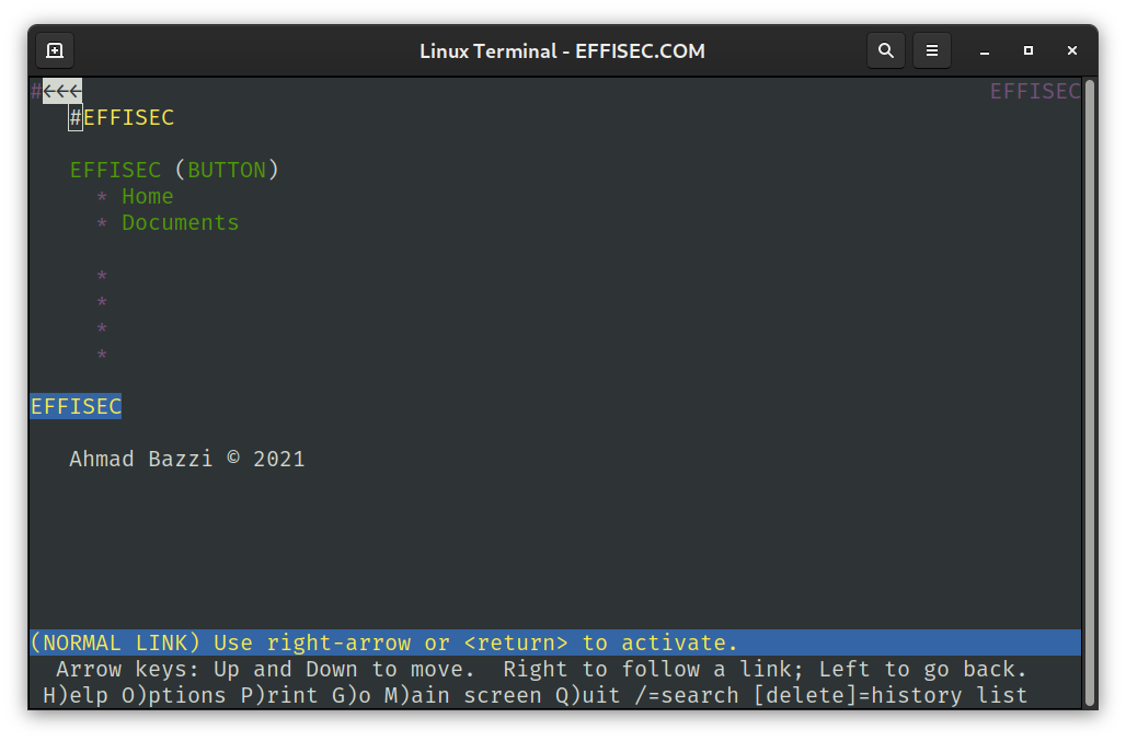 Linux Terminal - command