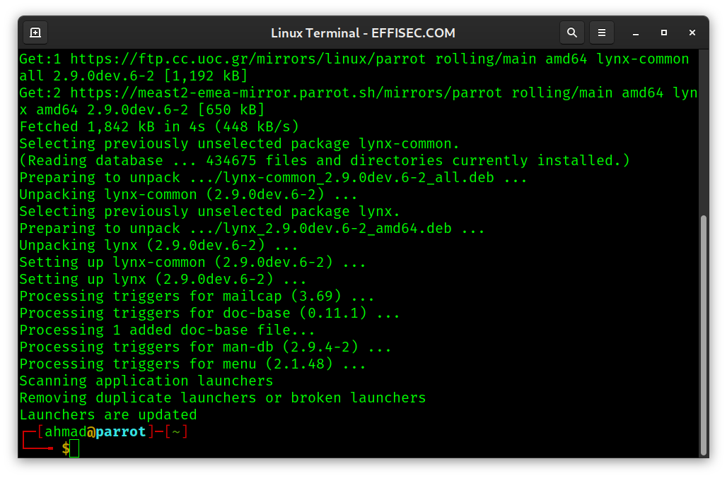 Linux Terminal - command